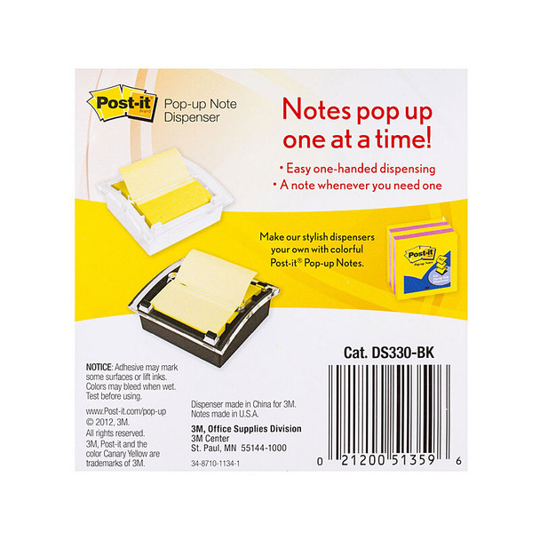 POST-IT Note DS330-BK P-U Dispenser - D-PI70005282671 shop at AUSTiC 3D Shop