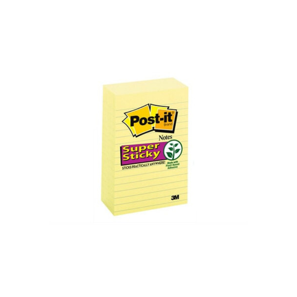 POST-IT Super Sticky 660-5SSCY Lined Yw Pack of 5 - D-PI70071208626 shop at AUSTiC 3D Shop