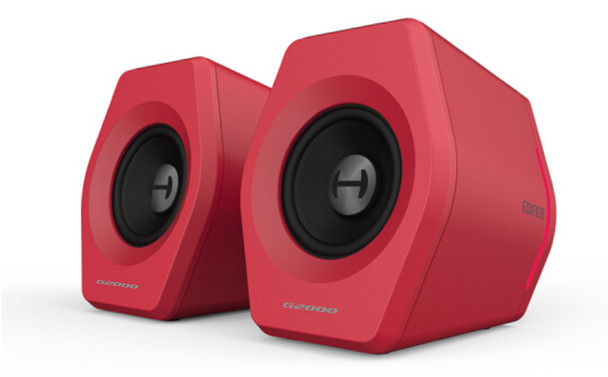 EDIFIER G2000 Gaming 2.0 Speakers System - Bluetooth V4.2/ USB Sound Card/ AUX Input/RGB 12 Light Effects/ 16W RMS Power Red - L-SPE-G2000-RED shop at AUSTiC 3D Shop