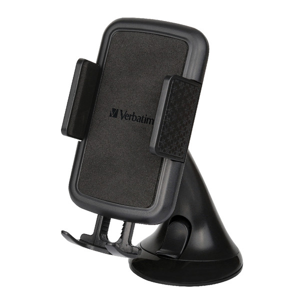 VERBATIM Phone Mount - Windscreen/Dash - Black