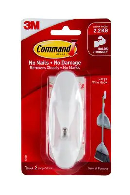 COMMAND Hook 17069 Lg Wire pk4 (D-CMD17069)