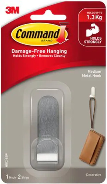 COMMAND Hook MR12-SSW Box of 4