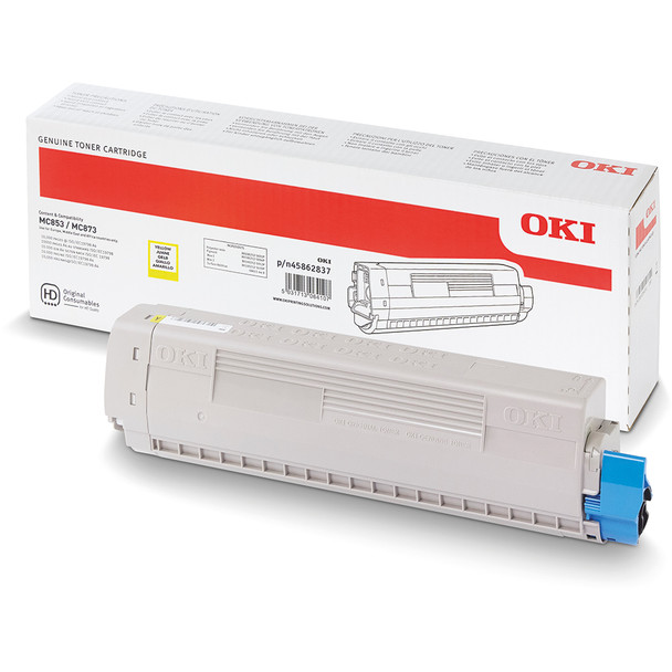 OKI MC873 Yellowlow Toner - D-O873Y shop at AUSTiC 3D Shop