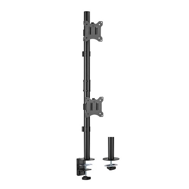 BRATECK Vertical Pole Mount Dual-Screen Monitor Mount Fit Most 17'-32' Monitors, Up to 9kg per screen VESA 75x75/100x100 - L-MABT-LDT57-C02V shop at AUSTiC 3D Shop