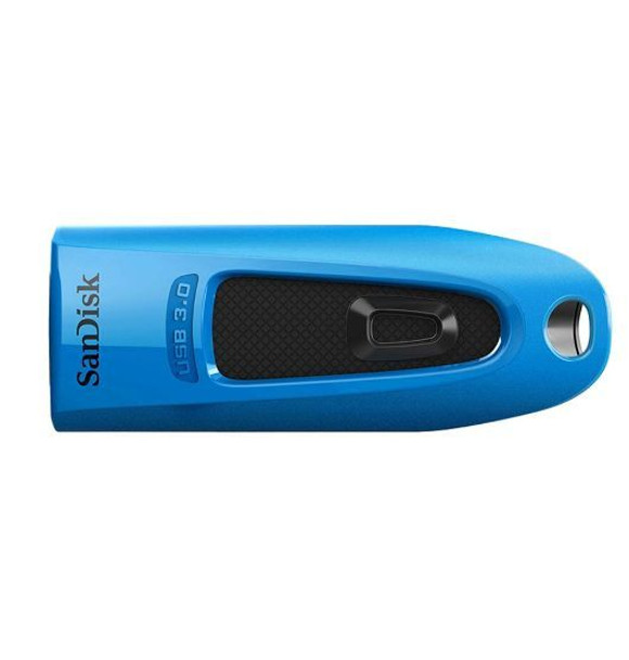 SANDISK Ultra 32GB USB3.0 Flash Drive 130MB/s Memory Stick Thumb Key Lightweight SecureAccess Password-Protected Retail 5yr BLUE - L-USSD-CZ48-032GB shop at AUSTiC 3D Shop