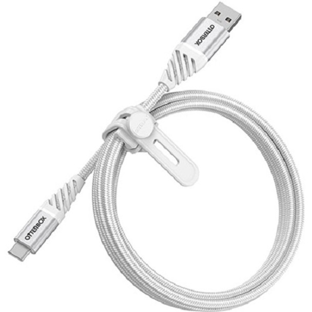 OTTERBOX USB-C to USB-A Cable 2M - Premium - Cloud White  USB A to USB C  - Rugged, tough and built to outlast - L-MPAOBUCUA2CPWHT shop at AUSTiC 3D Shop