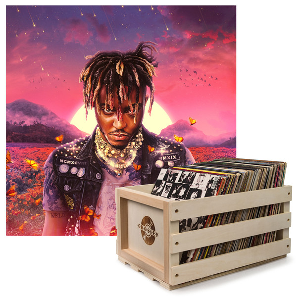 UNIVERSAL MUSIC Crosley Record Storage Crate &  JUICE WRLD LEGENDS NEVER DIE - DOUBLE VINYL ALBUM Bundle - IW-UM-749607-B shop at AUSTiC 3D Shop