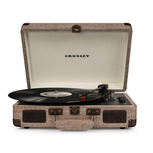 CROSLEY Crosley Cruiser Havana - Bluetooth Turntable & Black GPO Bluetooth Speaker - IW-CR8005FBS-HA4 shop at AUSTiC 3D Shop