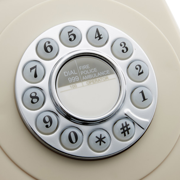 GPO RETRO GPO 746 PUSH BUTTON TELEPHONE - IVORY - IW-GPO-746PB-IVY shop at AUSTiC 3D Shop