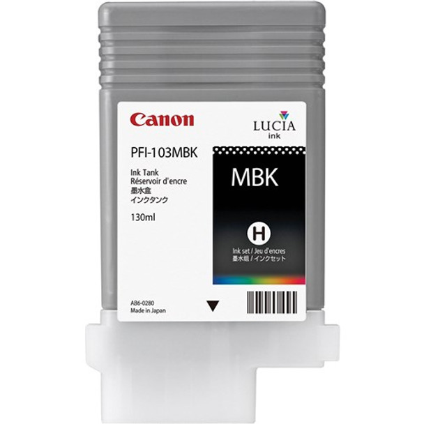 CANON MATTE BLACK INK TANK 130ML FOR IPF6200 6100 5100