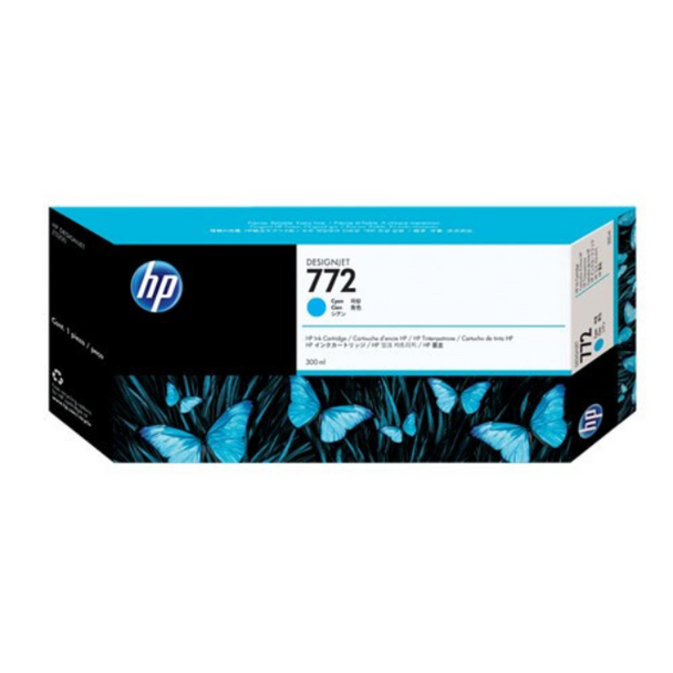 HP 772 Cyan 300ml Ink