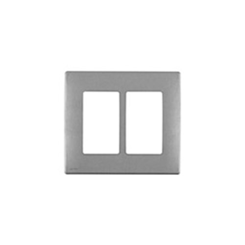 LEVITON NETWORK SOLUTIONS 2 GANG RENU SNAP ON WALLPLATE STAINLESS STEEL