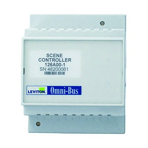 LEVITON SECURITY & AUTOMATION OMNI-BUS SCENE CONTROL DIM RAIL MODULE