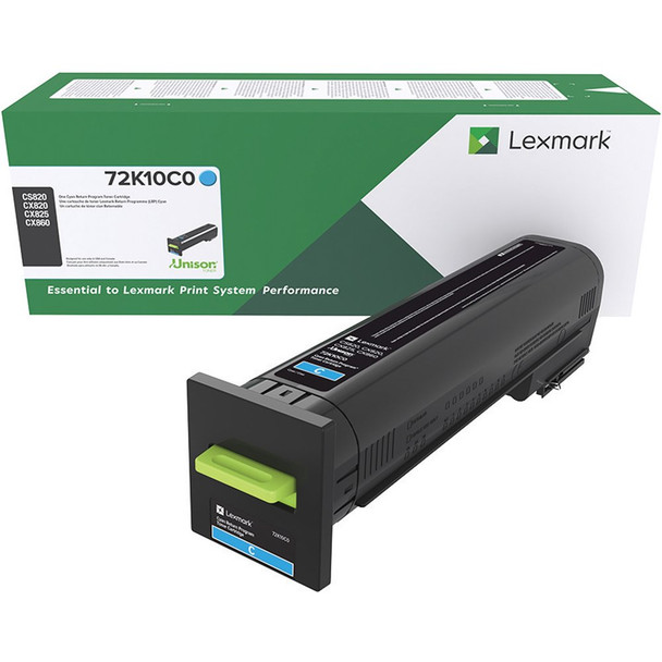 LEXMARK CX860 CYAN ULTRA HIGH YIELD RETURN PROGRAM TONER CART 55K