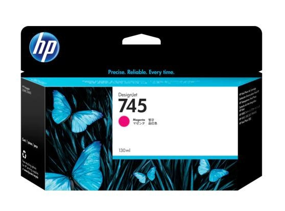 HEWLETT PACKARD HP 745 130-ML MAGENTA INK CART