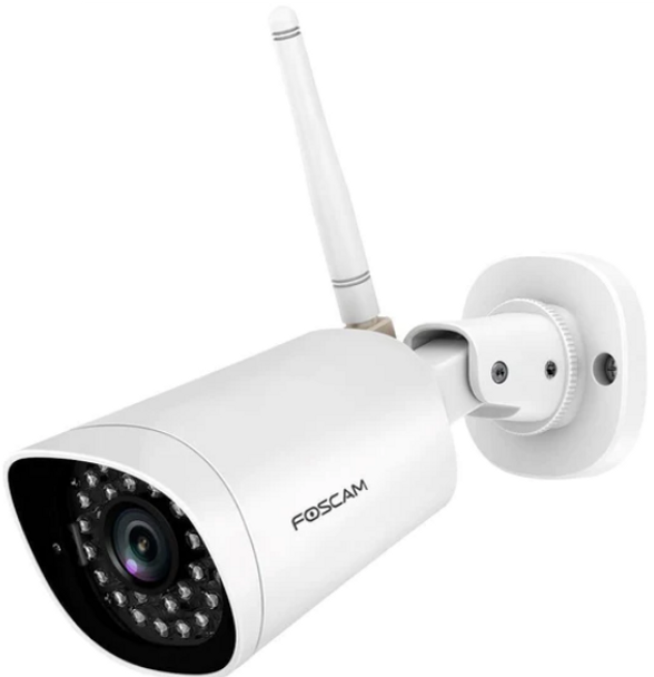 FOSCAM FI9902P 2.0 MP FULL HD W-PROOF WIRED/W-LESS IP CAM WHITE