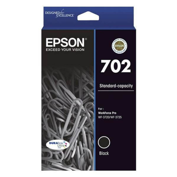 EPSON 702 BLACK INK DURABRITE WF-3720 WF-3725 - AL-EPC13T344192 shop at AUSTiC 3D Shop