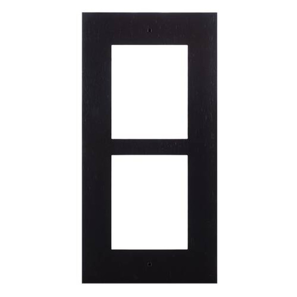 2N IP VERSO - FRAME FOR FLUSH INSTALLATION 2 MODULES - BLACK