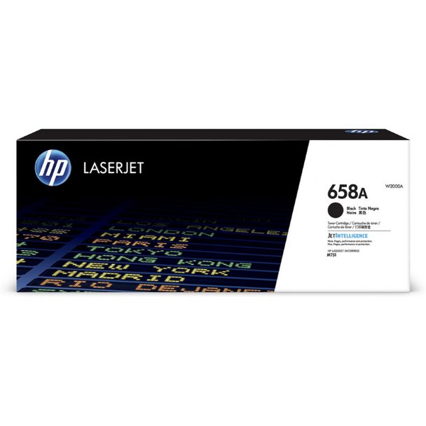 HP 658A Black LaserJet Toner Cartridge 7K