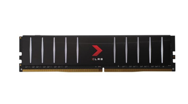 PNY XLR8 8GB (1x8GB) UDIMM 3200Mhz CL16 1.35V Low Profile Black Heat Spreader Gaming Desktop PC Memory