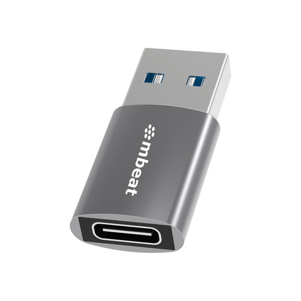MBEAT Elite USB 3.0 Male to USB-C Female Adapter - Converts USB-C device to Any Computers, Laptops with USB-A port, USB 3.0 5Gbps - Space Grey - L-USMB-XAD-U3MCF shop at AUSTiC 3D Shop