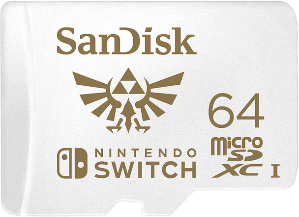 SANDISK 64GB microSD UHS-I Card for Nintendo Switch 100MB/s 60MB/s -25ºC to 85ºC microSDHC microSDXC microSDHC UHS-I microSDXC UHS-I - L-FMS-MSDNITENDO-064G shop at AUSTiC 3D Shop