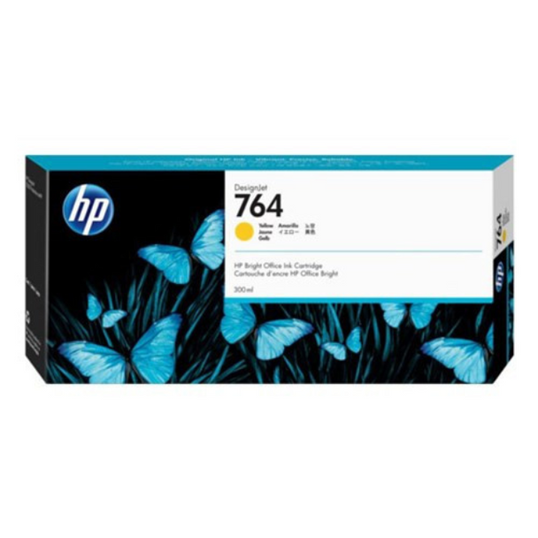 HP 764 300ml Yellow DesignJet Ink Cartridge