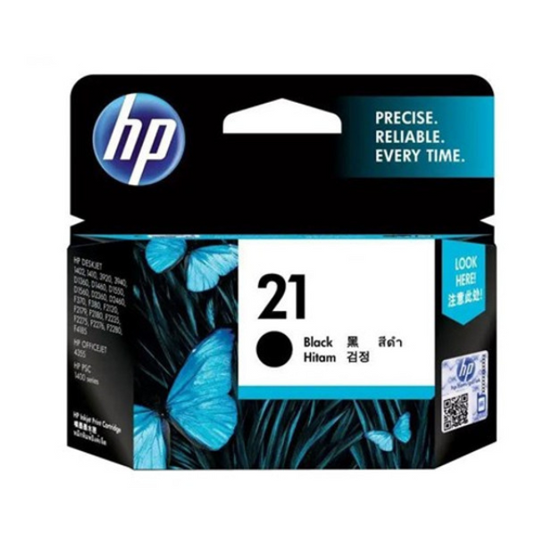 HP 21 Black Ink 190 Page Yield for D23XX D24XX 3930 & 3940