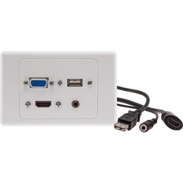 PRO2 HDMI / VGA / USB / AUDIO WALL PLATE - AL-RA-PRO1345 shop at AUSTiC 3D Shop