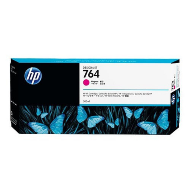 HP 764 300ml Magenta Ink Cartridge C1Q14A for T3500
