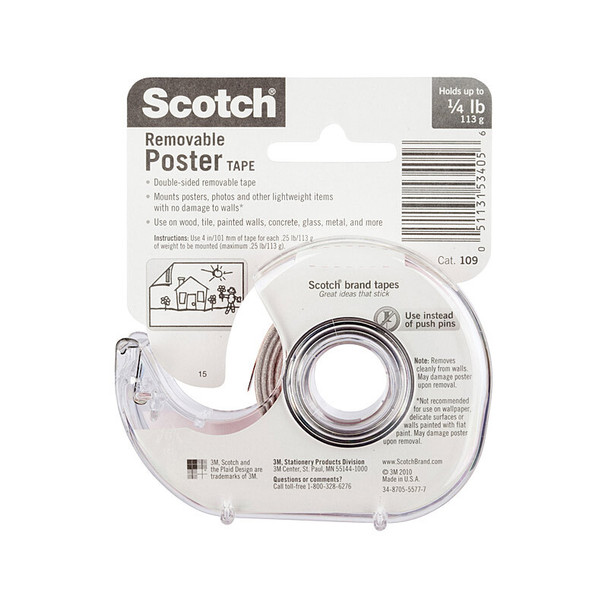 SCOTCH Poster Tape 109 19mm Box of 6 - D-SCT70005087062 shop at AUSTiC 3D Shop