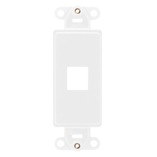 LEVITON NETWORK SOLUTIONS INS DEC 1 PORT WH - AL-LEV-41641-W shop at AUSTiC 3D Shop