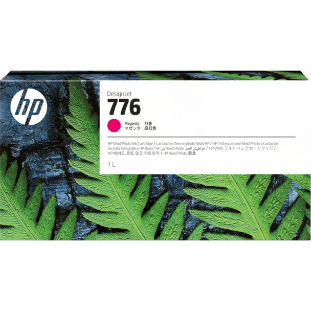 HP 776B 1-Liter Magenta Ink Cartridge