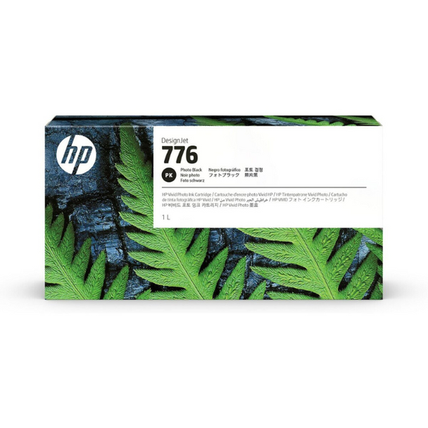 HP 776B 1-Liter Photo Black Ink Cartridge