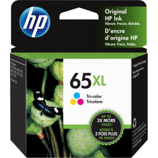 HP 65XL High Yield Tri-Color Original Ink Cartridge