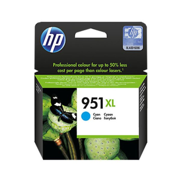 HP 951XL Cyan Ink 1500 Page Yield for OJ Pro 8600