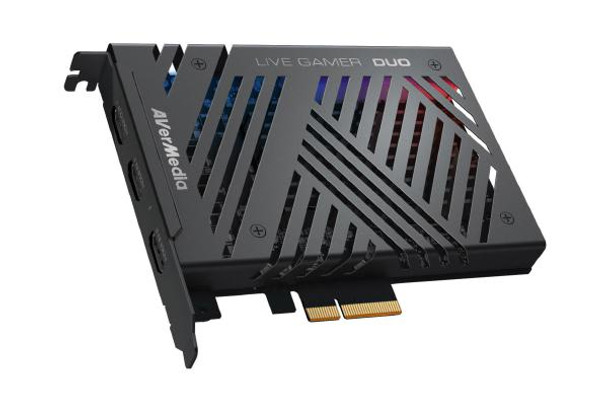 AVerMedia GC570D Live Gamer DUO Internal Capture Card, 4K Pass-Through, 1080P60 HDR Capture *1, 1080P60 Capture 2