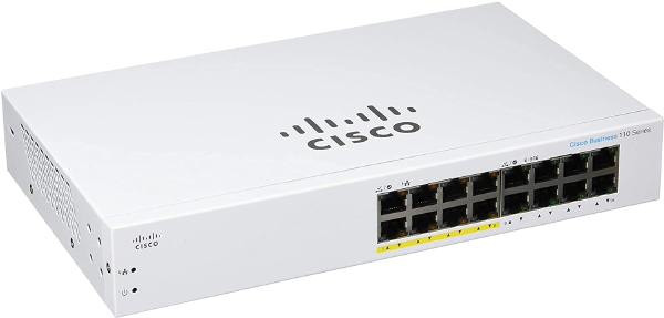 Cisco CBS110 Unmanaged 16-port GE, Partial PoE
