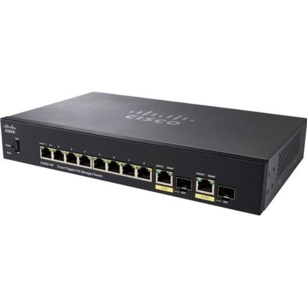 Cisco SG350-10SFP 10-port Gigabit Managed SFP Switch
