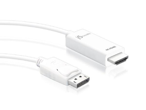 J5create JDC158 4K DisplayPort (DP) to HDMI 1.8m Cable