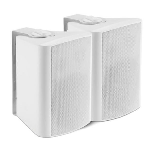 Shintaro 5.25"; 30 Watt Powered Indoor Wall Speakers (Active/Passive) Ideal for classrooms requiring increased volume from projectors, TV's &amp; IFPs