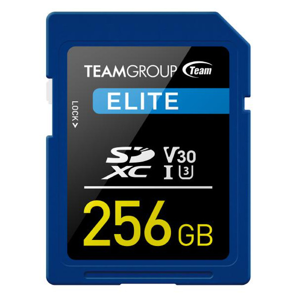 TEAMGROUP ELITE SDXC UHS-I U3 256GB High Speed Memory Card - MA-09T-ELITESDXC-256GB shop at AUSTiC 3D Shop