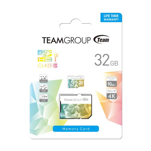 TEAM Color Card II Micro SDHC UHS-1 U3 32G 90/45 R/W - MA-09T-U3-32G shop at AUSTiC 3D Shop