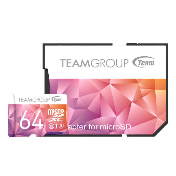 TEAM Colour Card II Micro SDHC UHS-1 U3 64G 90/45 R/W - MA-09T-U3-64G shop at AUSTiC 3D Shop