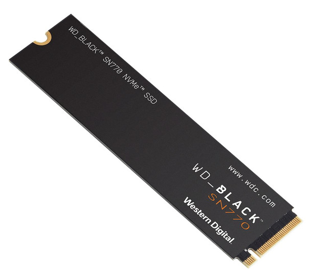 WESTERN DIGITAL Digital WD Black SN770 1TB Gen4 NVMe SSD - 5150MB/s 4900MB/s R/W 600TBW 740K/800K IOPS 1.75M Hrs MTBF M.2 PCIe4.0 5yrs
