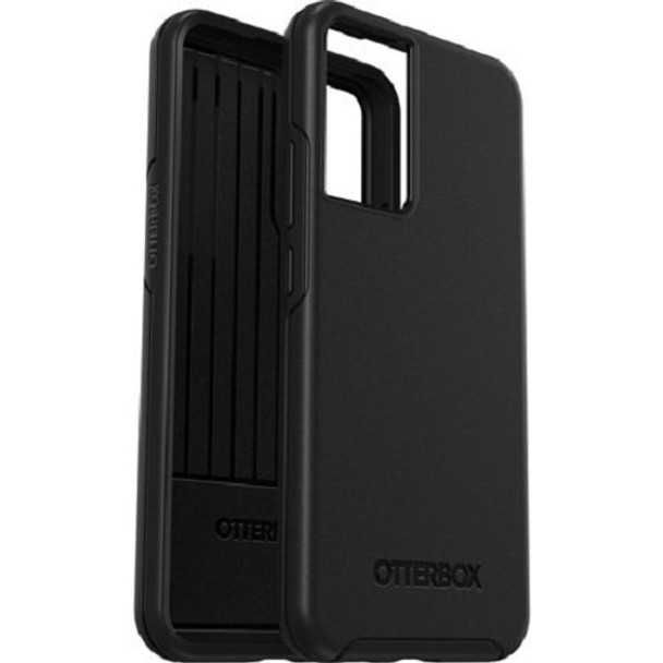 OTTERBOX Samsung Galaxy S22+ Symmetry Series Antimicrobial Case - Black (77-86432), Wireless charging compatible, Ultra-thin design, DROP+