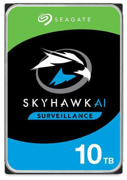 Seagate SkyHawk Surveillance AI HDD 3.5" 10TB SATA 6 Gb/s, 16 AI streams, 7200RPM, 256MB CACHE, 3YRS warranty - Limited Stock