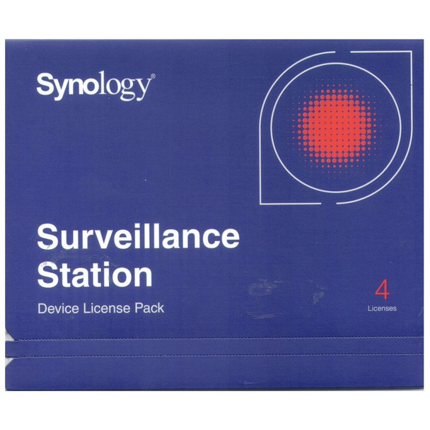 SYNOLOGY Surveillance Device License Pack For Synology NAS - 4 Additional Licenses