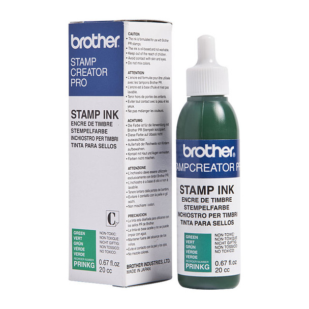 BROTHER Refill Ink Green 12pk