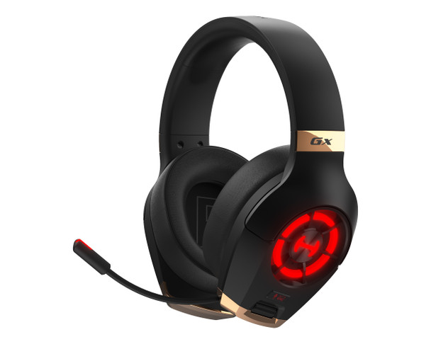 EDIFIER GX Hi-Res Gaming Headset with Hi-Res, Dual Noise Cancelling Microphone, Multi-Mode, 3.5mm AUX, USB 3.0, USB-C Connection - Black